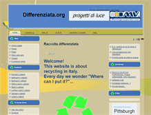 Tablet Screenshot of differenziata.org